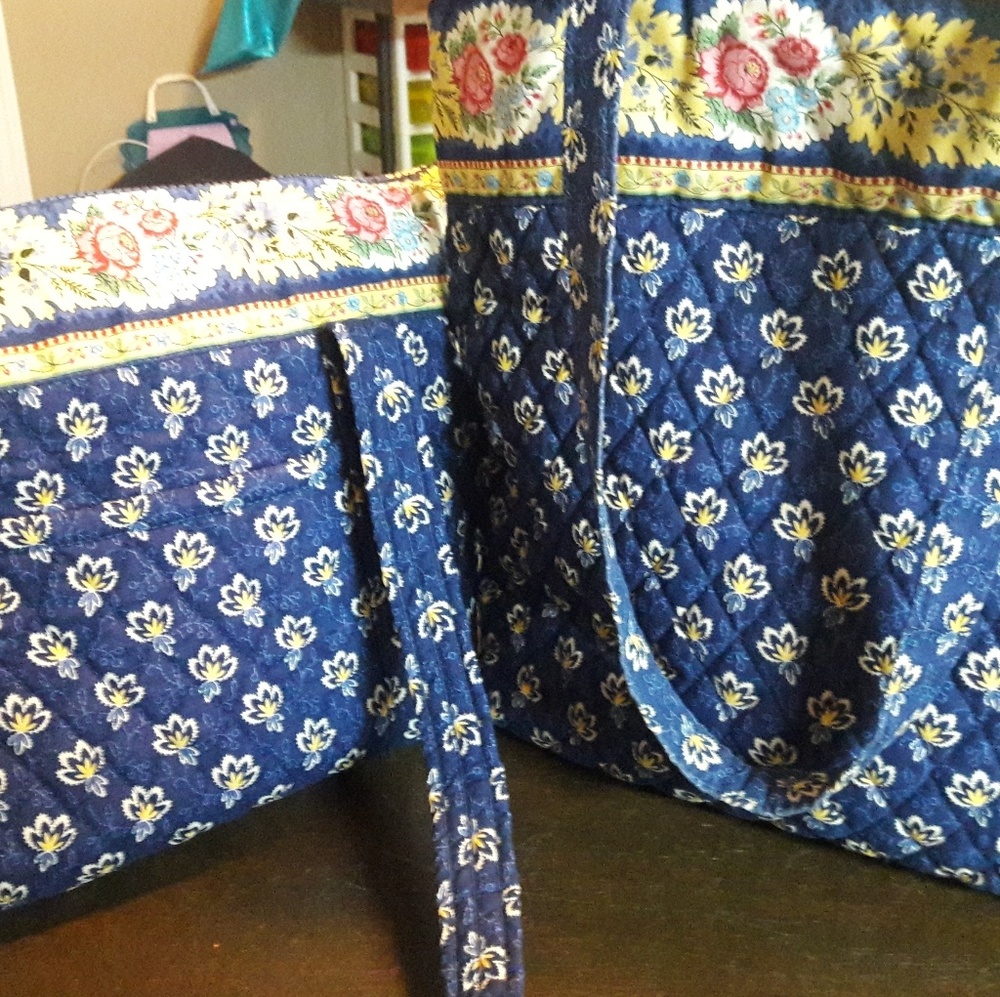 Vera Bradley Maison Blue Bags